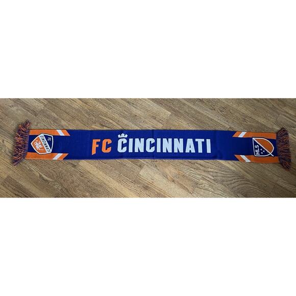 FC Cincinnati FCC LN 2019 Woven Scarf Inaugural Season MLS Soccer - Picture 1 of 8